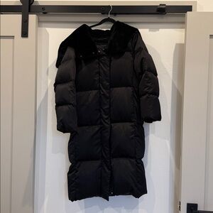 Banana Republic - Long Hooded Down Puffer Coat